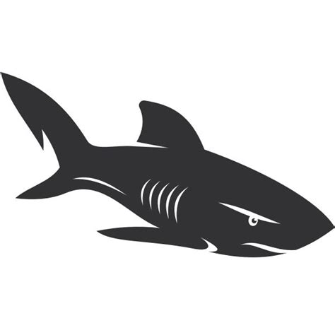 Shark outline silhouette | Shark, Silhouette, Free clip art