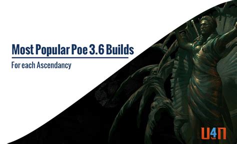 17 Most Popular Poe 3.6 Builds for each Ascendancy - u4gm.com