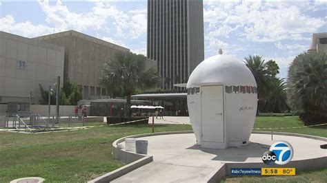 Tiny egg-shaped museum comes to LACMA - ABC7 Los Angeles