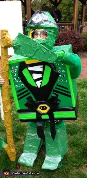 Lego Ninjago Green Ninja Homemade Halloween Costume