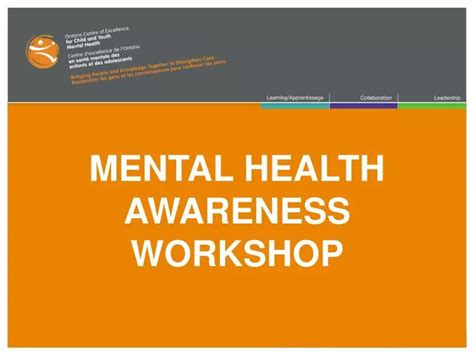 PPT - MENTAL HEALTH AWARENESS WORKSHOP PowerPoint Presentation, free download - ID:5070482