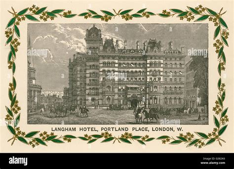 Langham Hotel, London Stock Photo - Alamy