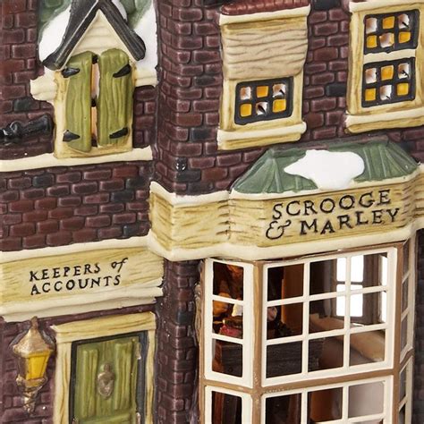 Department 56 Dickens' Village Scrooge and Marley Counting House Lit Building | Scrooge, Hand ...