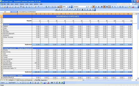 spreadsheet for business expenses — db-excel.com