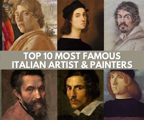 The 10 Most Famous Italian Artists | Italian Painters