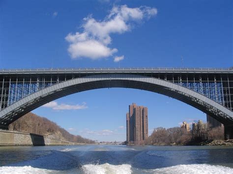 Washington Bridge Between Manhattan and The Bronx, New York City