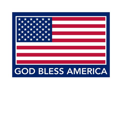 God Bless America (w/flag) - Epic Signs