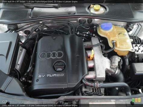 1.8 Liter Turbocharged DOHC 20-Valve 4 Cylinder 2000 Audi A4 Engine ...