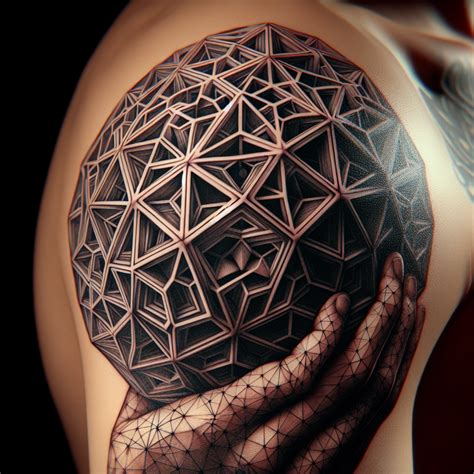 Intriguing Dodecahedron Tattoo Design Ideas