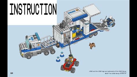 2017 Lego City Police Mobile Command Center instruction 60139 - YouTube