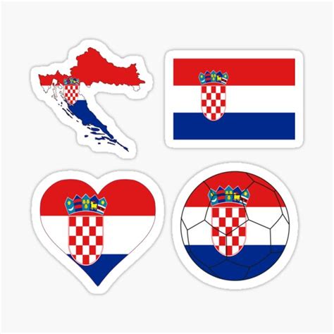 "Croatia Flag Map" Sticker for Sale by lilyandart | Redbubble