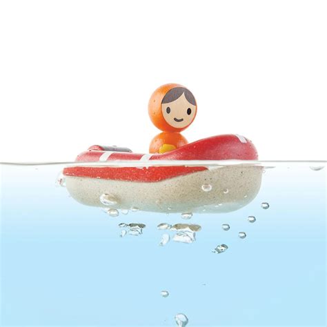 Wooden Toy Coast Guard Boat - Penguin Gallery