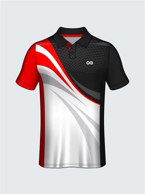 Customise Polo Self Design Cricket Jersey-CT1006