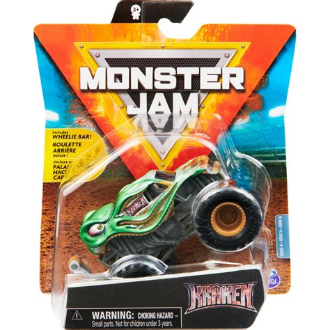 Monster Jam, Official Kraken Monster Truck, Die-Cast Vehicle, Arena ...