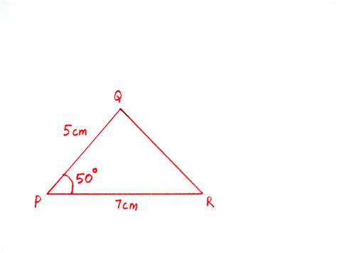 How to Construct a Triangle when Two Sides and the Included Angle are ...