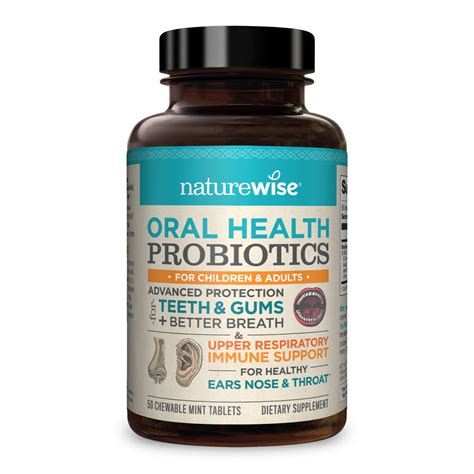 Buy NatureWise Oral Chewable Probiotics | Supports y Teeth, Gums ...