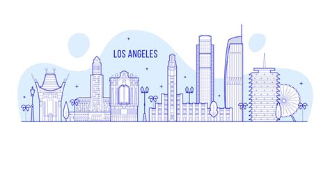 Los Angeles skyline, USA by gropgrop on Envato Elements