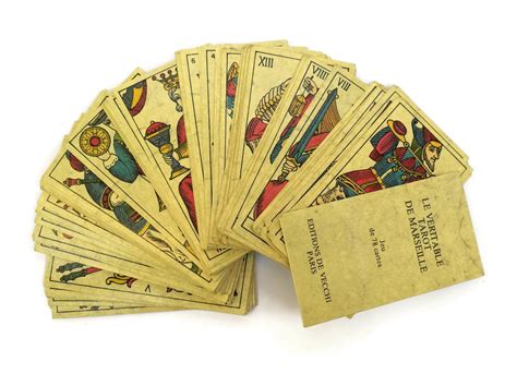 Vintage French Tarot de Marseille Fortune Telling Cards. De Vecchi ...