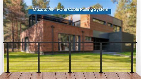 Muzata Cable Railing System - the perfect DIY solution for stylish and modern homes | Muzata