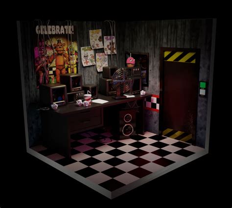 Five Nights at Freddy's 1 (Fnaf) Office | Domestika