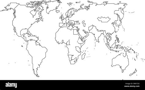 Continents Black and White Stock Photos & Images - Alamy