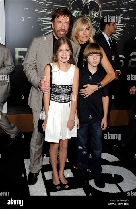 Chuck Norris and his Family attends the "The Expendables 2" Los Angeles ...