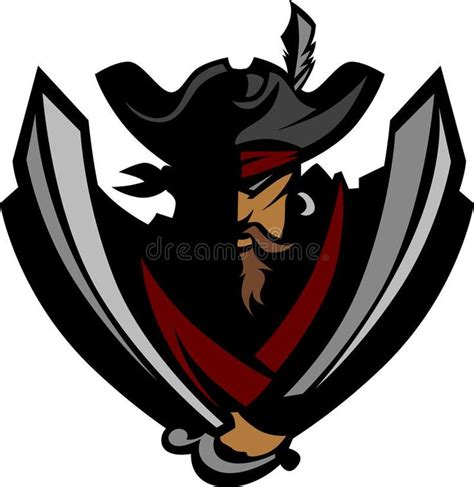 Pirate Mascot Vector Logo. Vector Image of Pirate Mascot Logo royalty ...