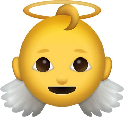 Baby Angel Emoji [Free Download iPhone Emojis] | Emoji Island