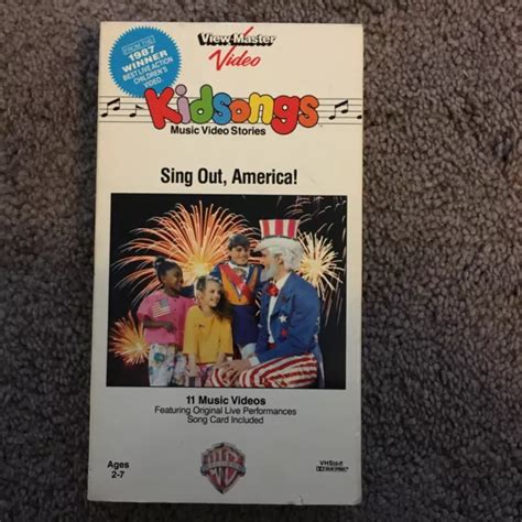 KIDSONGS MUSIC VIDEO Stories: Sing Out, America! VHS Warner Brothers 1986 £4.71 - PicClick UK