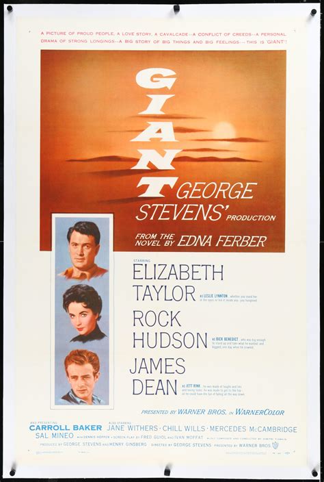 Giant Movie Poster 1956 1 Sheet (27x41)