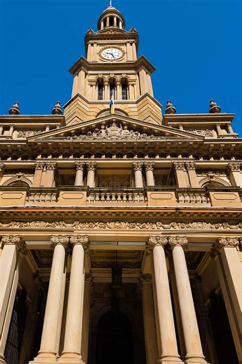 Sydney Town Hall Building, Australia Stock Image - Image of landmark ...