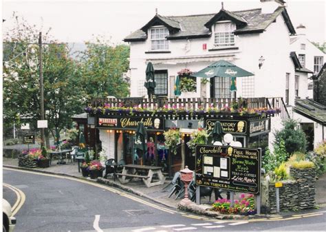 "Churchill pub in Bowness on Windermere" by Brian Arlow at PicturesofEngland.com