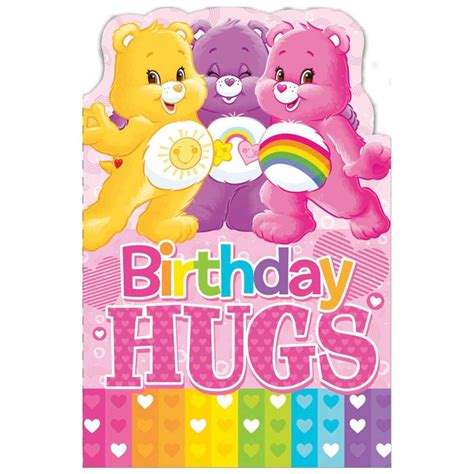 Birthday Hugs Care Bears Birthday Card (253429) - Character Brands