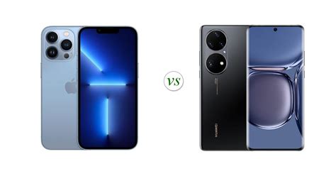 Apple iPhone 13 Pro vs Huawei P50 Pro: Side by Side Specs Comparison