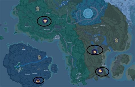 Tower of Fantasy World Bosses Location Map Guide : r/TowerofFantasy