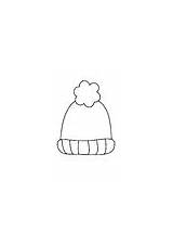 Winter Hat Template Coloring 3 Pages For Creative Projects Set  TPT sketch template