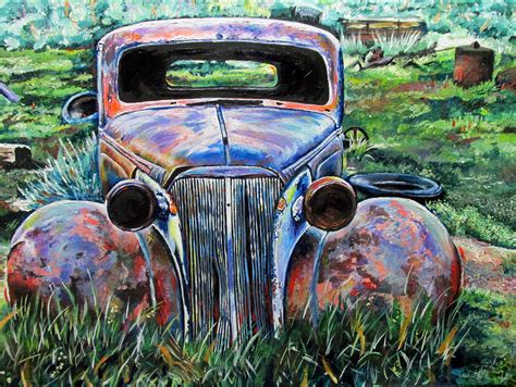 Junk Car Paintings on Behance