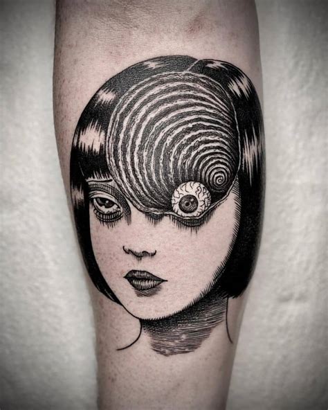 Junji Ito Uzumaki Tattoo by @tendons_tattoo - Tattoogrid.net