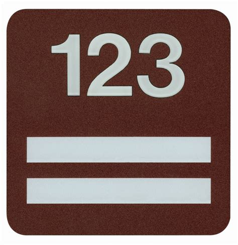 Room Number Signs Room MPH02PRC2 Medline