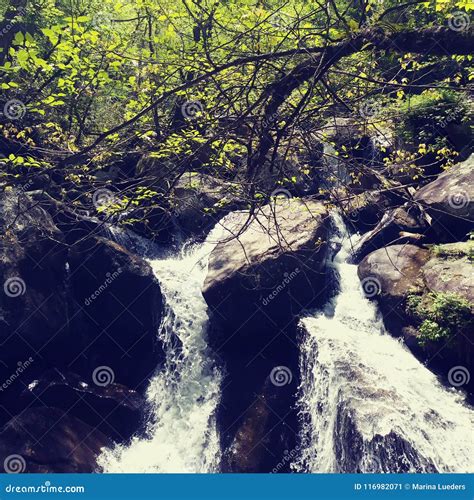 South Mountain State Park Waterfall White Water Mountain Clear Water ...