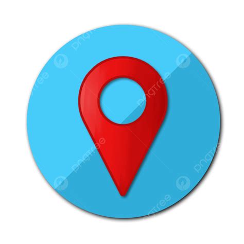 Pin Map Location Icon Logo Symbol Vector Design Transparent Background Free, Navigation Icon ...