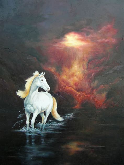 24 best paintings images on Pinterest | Equine art, Horse art and White ...