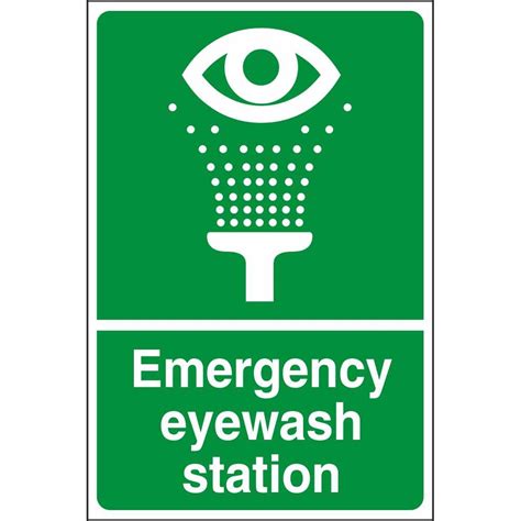 Emergency Eyewash Station Signs | Safe Condition Safety Signs Ireland