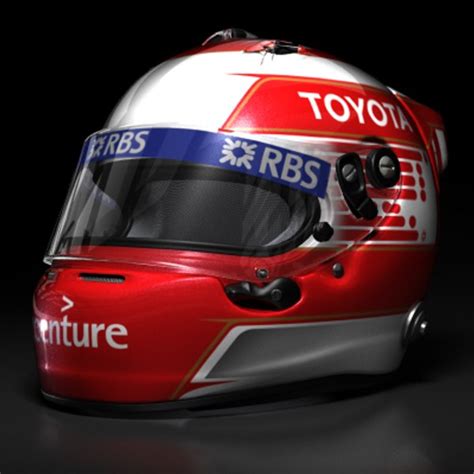 kazuki nakajima helmet 2009 3d obj