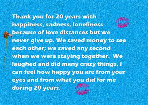 Happy 20th Anniversary Quotes Wishes and Images - Shainginfoz