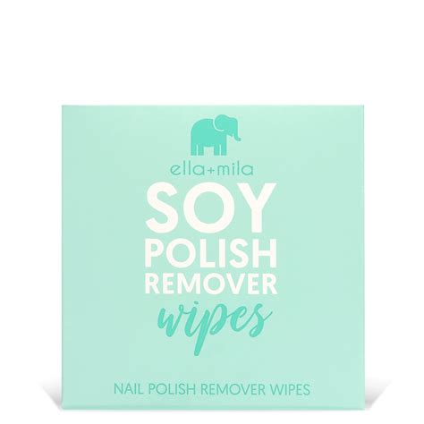 Soy Nail Polish Remover Wipes (Unscented) - Ella+Mila