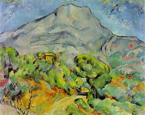 Road near Mont Sainte-Victoire - Paul Cezanne - WikiArt.org - encyclopedia of visual arts