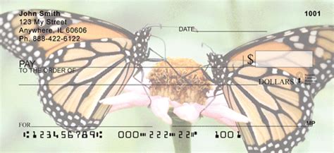 Monarch Butterfly Beauties Personal Checks