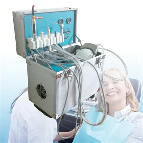 DENTAL MOBILE DELIVERY Unit Portable Rolling Box Air Compressor Suction w/ 4Hole $664.05 - PicClick