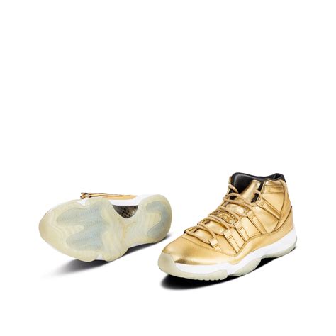 Nike Air Jordan 11 Retro 'Usher Gold Chrome' Sample | Size 7 | TRIOMPHE ...